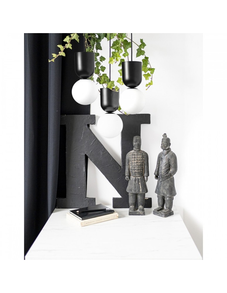 Pendant lamps - UMMO LUOTI 3L black triple pendant lamp LUL322P0 - product kolory-swiatla.pl 2