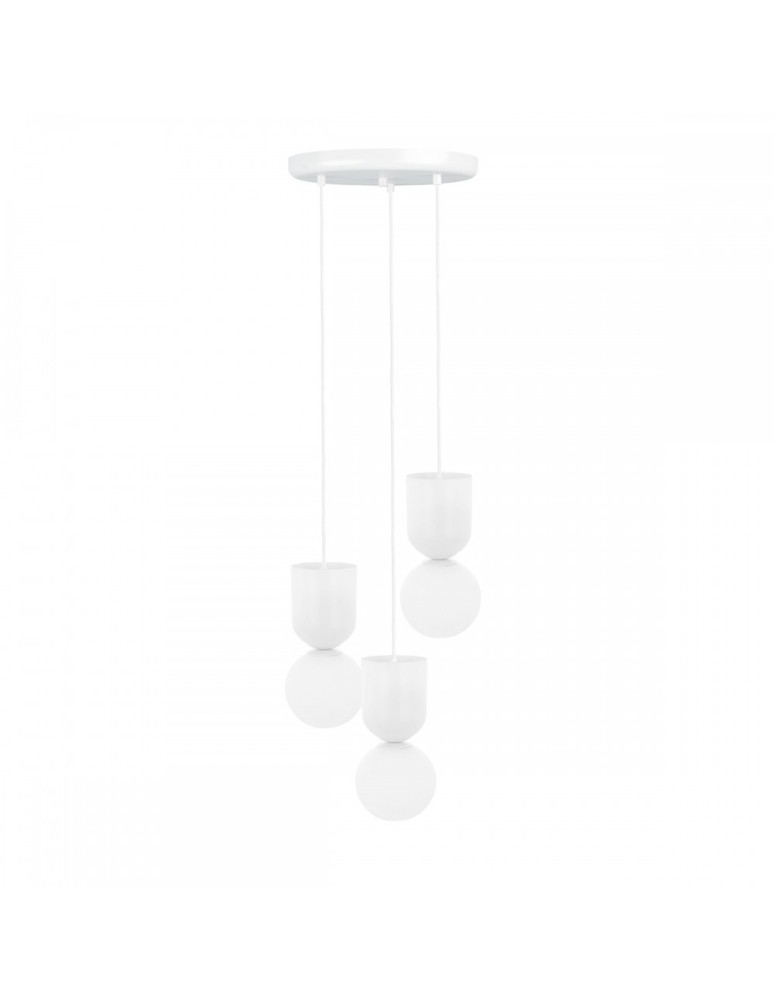 Pendant lamps - UMMO LUOTI 3P white pendant / plafond lamp LUP311P3 - product kolory-swiatla.pl 1