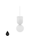 Pendant lamps - UMMO LUOTI white ceiling pendant lamp with increased IP44 waterproofing LUA111PS0 - product 1
