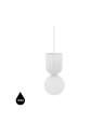 UMMO LUOTI white ceiling pendant lamp with increased IP44 waterproofing LUA111PS0