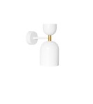 Wall lamps - UMMO SUPURU white wall lamp / wall sconce with brass tube SUK13010 - product 1