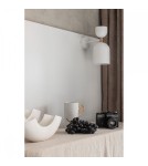 Wall lamps - UMMO SUPURU white wall lamp / wall sconce with brass tube SUK13010 - product 2