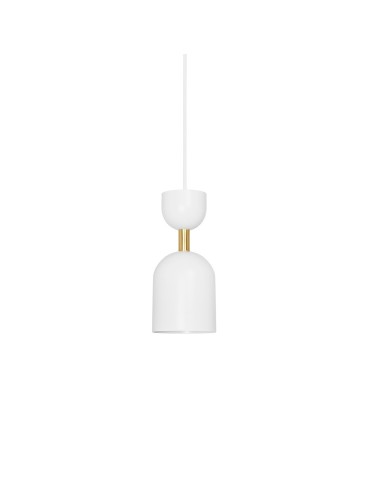UMMO SUPURU white ceiling pendant lamp with brass tube SUA131P0