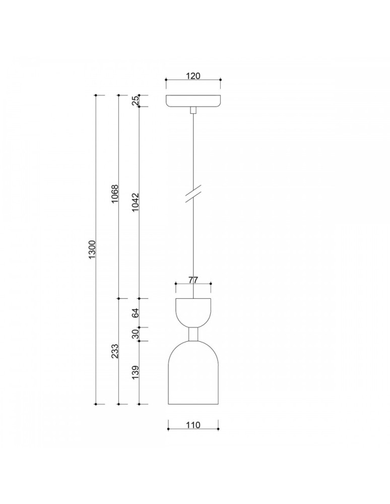 Pendant lamps - UMMO SUPURU white ceiling pendant lamp with brass tube SUA131P0 - product kolory-swiatla.pl 4