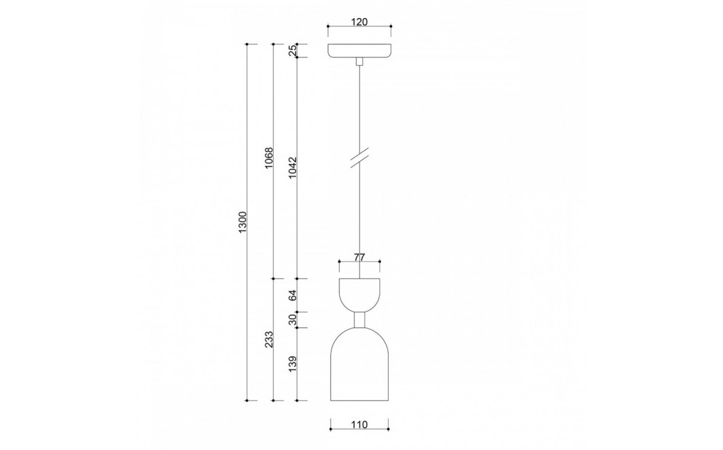 UMMO SUPURU biała sufitowa lampa wisząca z mosiężną rurką SUA131P0