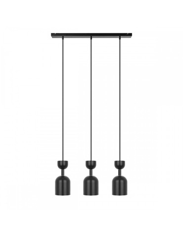 UMMO SUPURU 3L black triple ceiling lamp SUL322P0.