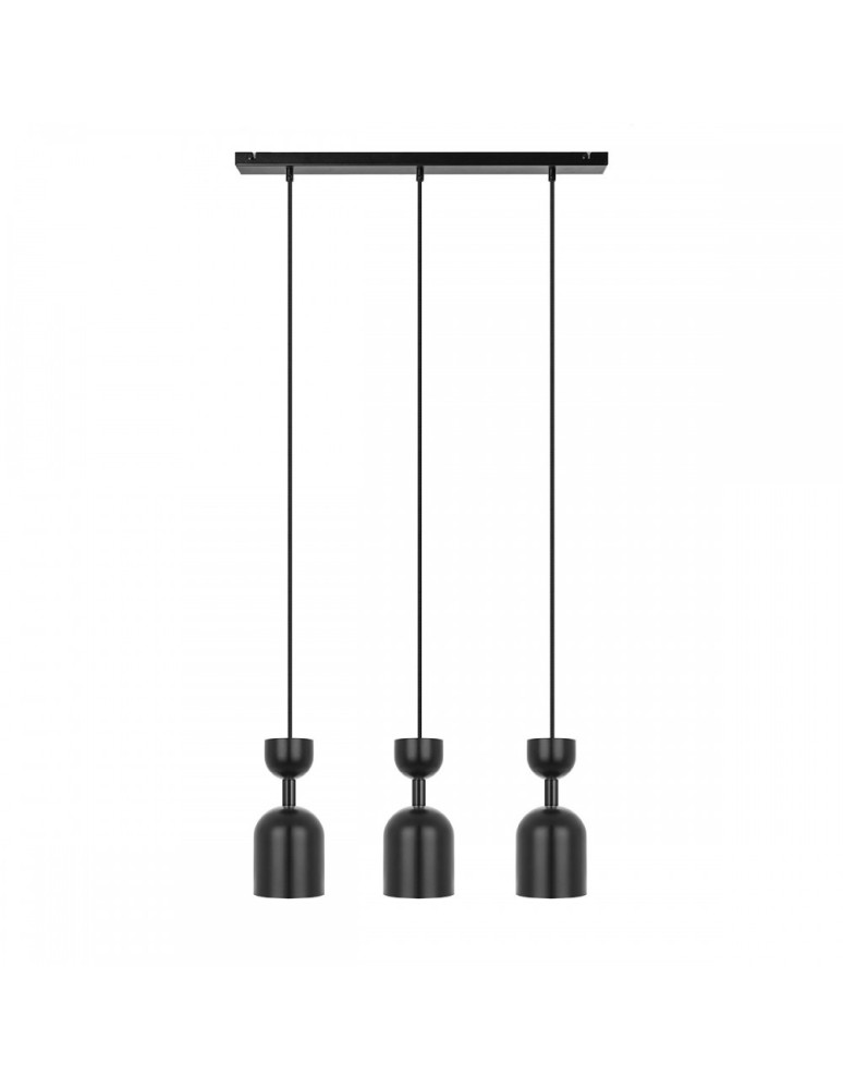 Pendant lamps - UMMO SUPURU 3L black triple ceiling lamp SUL322P0. - product kolory-swiatla.pl 1