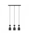 UMMO SUPURU 3L czarna potrójna lampa sufitowa SUL322P0