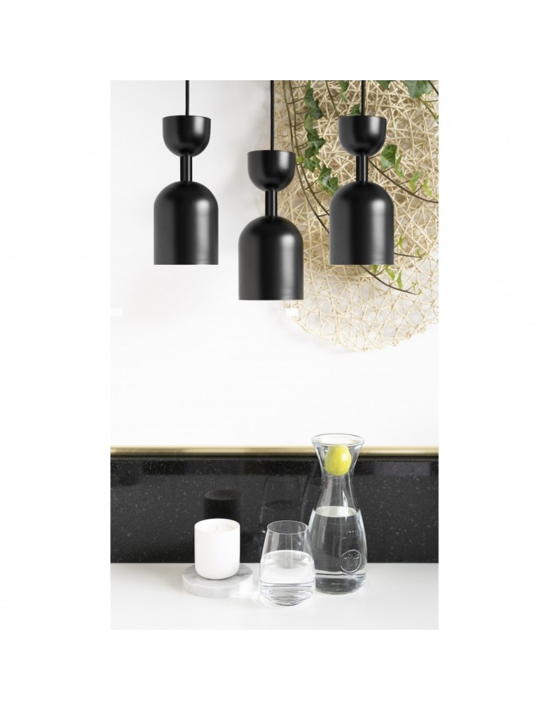 Pendant lamps - UMMO SUPURU 3L black triple ceiling lamp SUL322P0. - product kolory-swiatla.pl 2