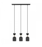 Pendant lamps - UMMO SUPURU 3L black triple brass ceiling lamp SUL332P0 - product 1