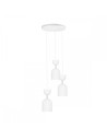 UMMO SUPURU 3P white pendant lamp / plafond SUP311P3