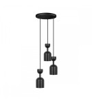 Pendant lamps - UMMO SUPURU 3P black pendant lamp / plafond SUP322P3 - product 1