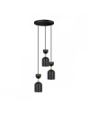 UMMO SUPURU 3P black brass pendant / plafond lamp SUP332P3