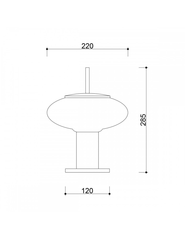Table lamps - UMMO TORNI ST white table lamp TOS111P1 - product kolory-swiatla.pl 5