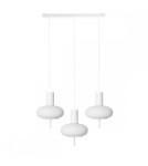 Pendant lamps - UMMO TORNI A 3L white triple ceiling lamp TOL311P0. - product 1
