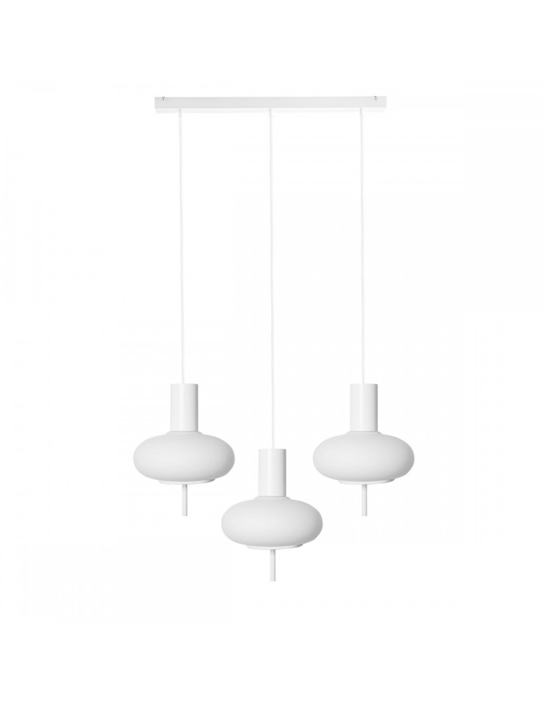 Pendant lamps - UMMO TORNI A 3L white triple ceiling lamp TOL311P0. - product kolory-swiatla.pl 1