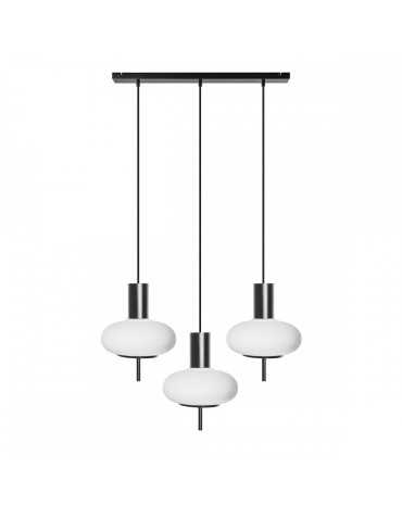 UMMO TORNI A 3L black triple ceiling lamp TOL322P0.