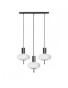 UMMO TORNI A 3L black triple ceiling lamp TOL322P0.