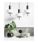 Pendant lamps - UMMO TORNI A 3L black triple ceiling lamp TOL322P0. - product 2