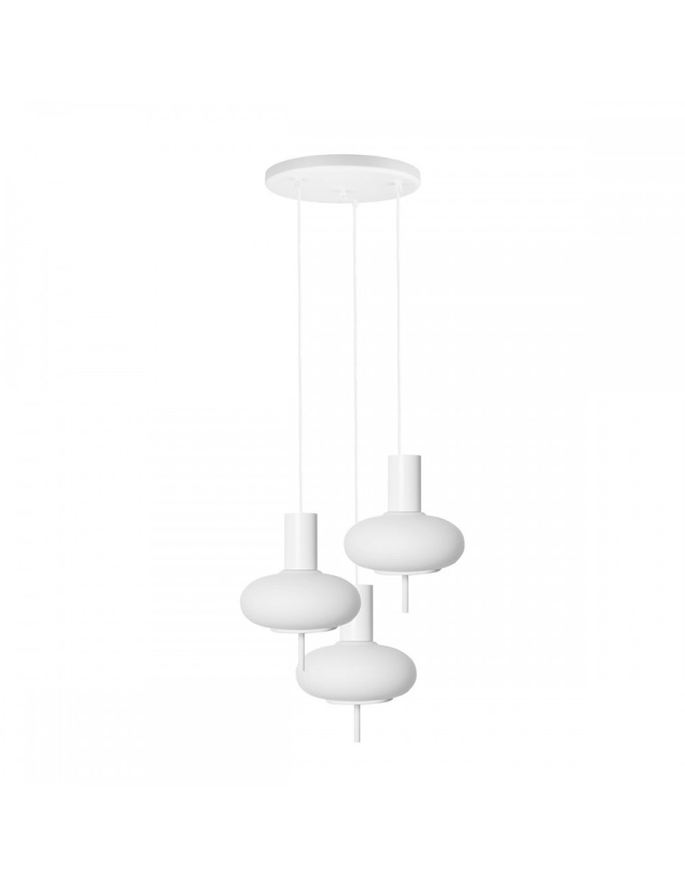 Pendant lamps - UMMO TORNI A 3P white pendant / plafond lamp TOP311P3 - product kolory-swiatla.pl 1