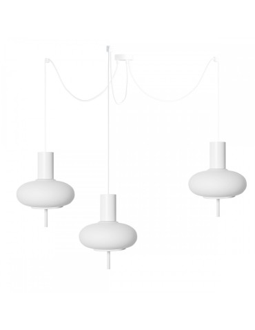 UMMO TORNI A3 white triple ceiling lamp TOM311P2