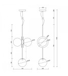 Pendant lamps - UMMO FURIKO B white ceiling pendant lamp FUB311P0. - product 3