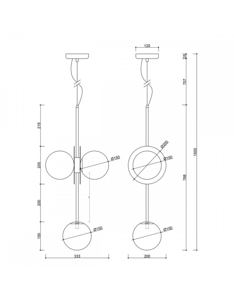 Pendant lamps - UMMO FURIKO B white ceiling pendant lamp FUB311P0. - product kolory-swiatla.pl 3