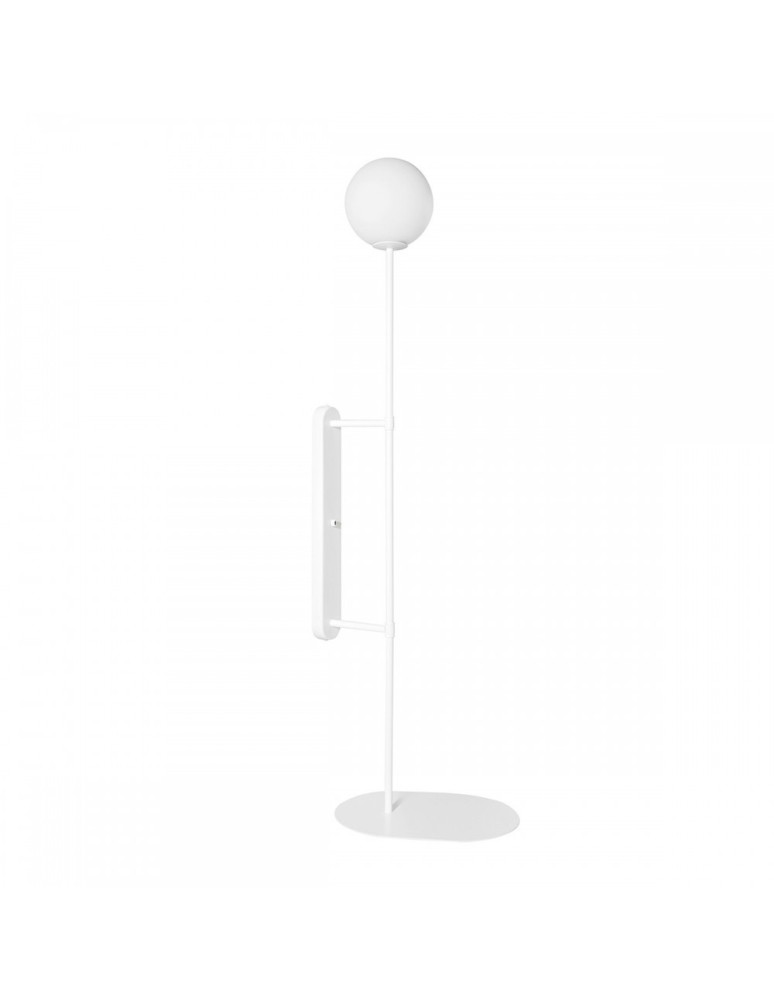 Wall lamps - UMMO TABLO white wall lamp / wall sconce with shelf TAK11001 - product kolory-swiatla.pl 1