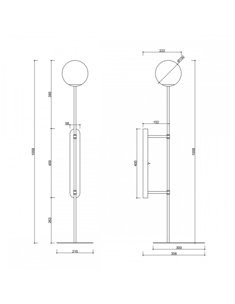 Wall lamps - UMMO TABLO white wall lamp / wall sconce with shelf TAK11001 - product kolory-swiatla.pl 4