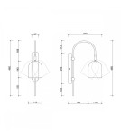 Wall lamps - UMMO TAKU white wall lamp / wall sconce TAA11000 - product 4