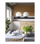 Pendant lamps - UMMO LIGNE black pendant lamp with LED strip LIG222P61 - product 2
