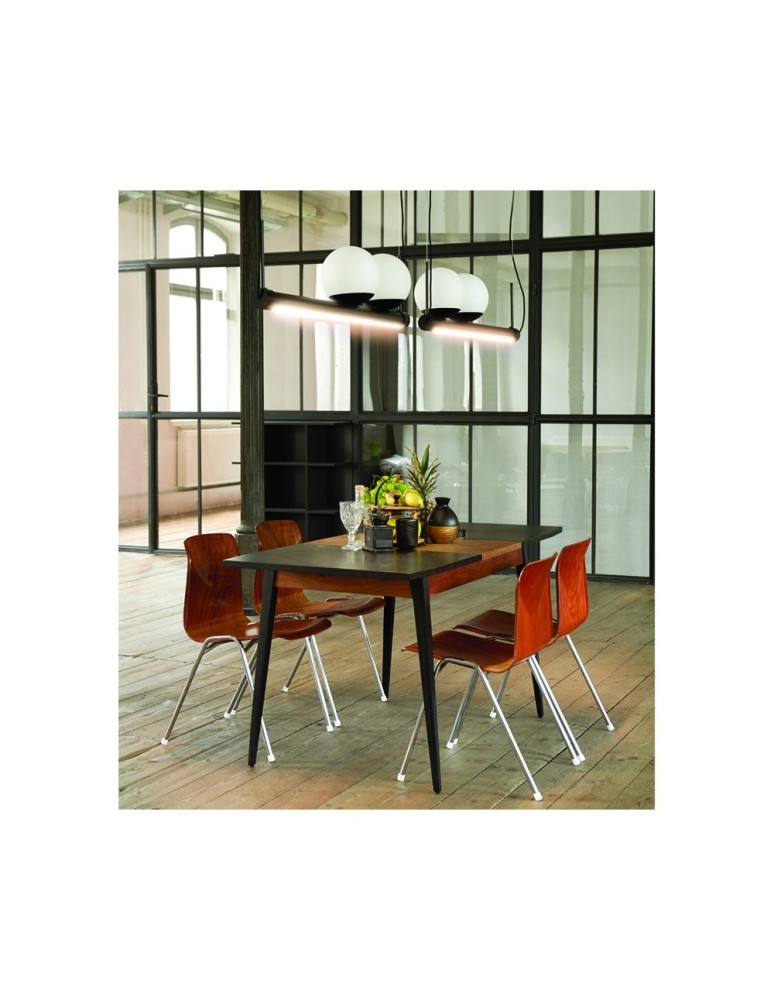 Pendant lamps - UMMO LIGNE black pendant lamp with LED strip LIG222P61 - product kolory-swiatla.pl 4