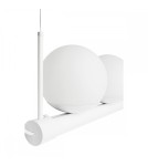 Pendant lamps - UMMO LIGNE white pendant lamp with LED strip LIG211P61 - product 2