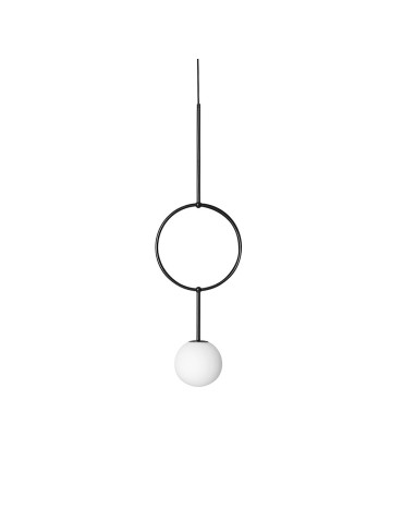 UMMO ISUULLA A black ceiling pendant lamp ISA122P0.