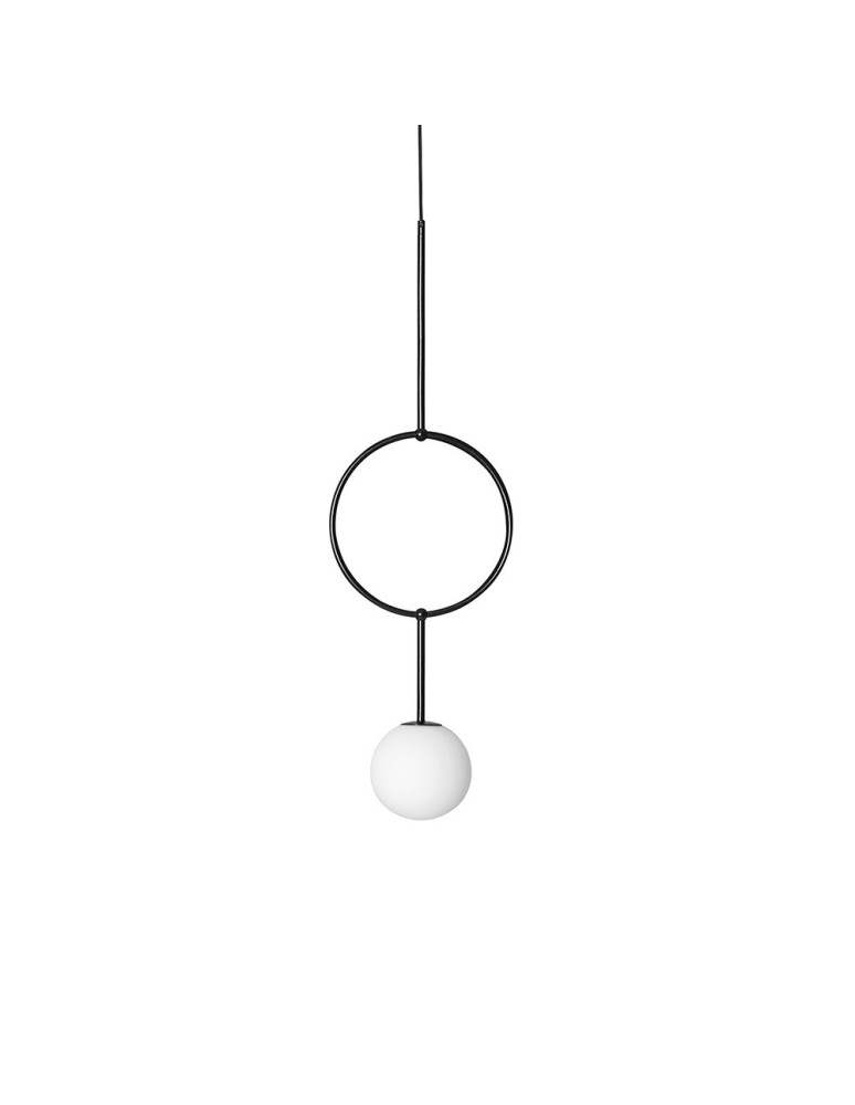 Pendant lamps - UMMO ISUULLA A black ceiling pendant lamp ISA122P0. - product kolory-swiatla.pl 1
