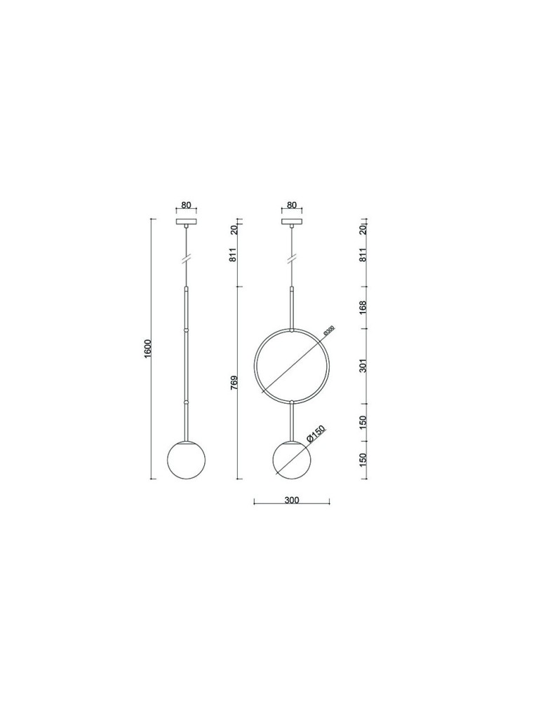 Pendant lamps - UMMO ISUULLA A white ceiling pendant lamp ISA111P0 - product kolory-swiatla.pl 3