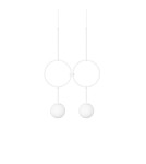 Pendant lamps - UMMO ISUULLA B white double ceiling lamp ISB211P0. - product 1