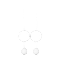 UMMO ISUULLA B biała podwójna lampa sufitowa ISB211P0