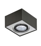Ceiling luminaires for replaceable light source - Azzardo PAULO 1 230V BLACK/ALU 1xES111 Surface Mounted Aluminum AZ0959 - product 1