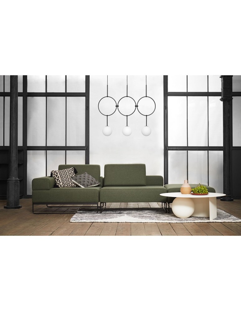 Pendant lamps - UMMO ISUULLA C black triple ceiling lamp ISC322P0. - product kolory-swiatla.pl 2