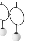 Pendant lamps - UMMO ISUULLA C black triple ceiling lamp ISC322P0. - product 3