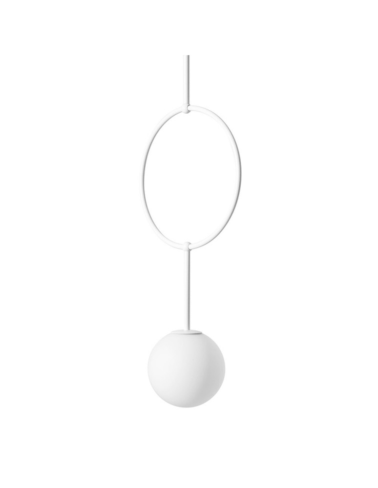 Pendant lamps - UMMO ISUULLA A white ceiling pendant lamp with increased IP44 waterproofing ISA111PS0 - product kolory-swiatla.pl 2