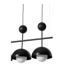 Pendant lamps - UMMO KELLO B black triple ceiling lamp KEB322P0. - product 3