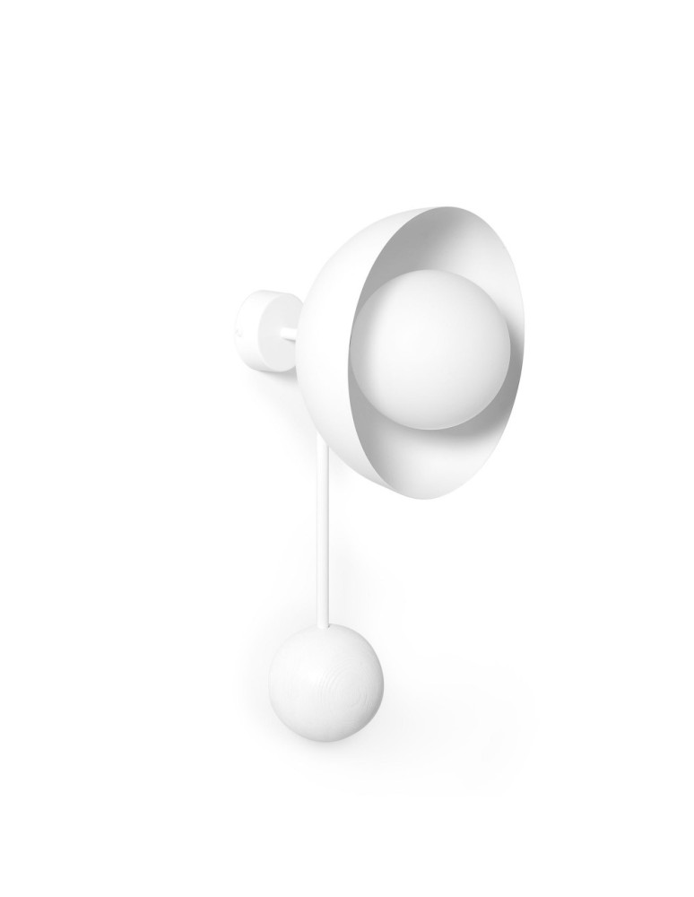 Wall lamps - UMMO KELLO C white wall lamp / wall sconce KEC11000 - product kolory-swiatla.pl 1