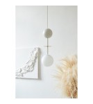 Pendant lamps - UMMO OIO A white ceiling pendant lamp with brass element OIA131P0 - product 2