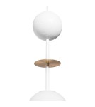 Pendant lamps - UMMO OIO A white ceiling pendant lamp with brass element OIA131P0 - product 3