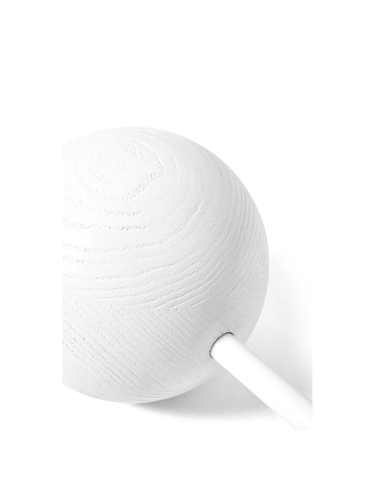 Wall lamps - UMMO OIO B white wall lamp / wall sconce with brass element OIB11030 - product kolory-swiatla.pl 3