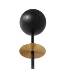 Wall lamps - UMMO OIO B black wall lamp / wall sconce with brass element OIB12030 - product 3