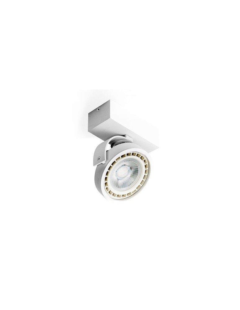 Ceiling spotlights - Azzardo JERRY 1 230V WHITE 1xES111 Ceiling Spotlight White AZ1366 - product kolory-swiatla.pl 1