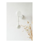 Wall lamps - UMMO OIO B white wall lamp / wall sconce OIB11000 - product 2